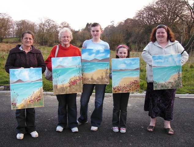 art class in shropshire with artist diane jennings